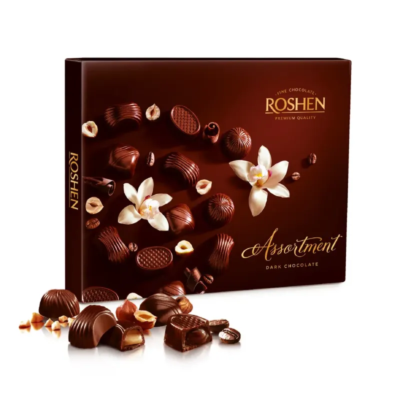 ROSHEN Praline Ciocolata Neagra 154 g