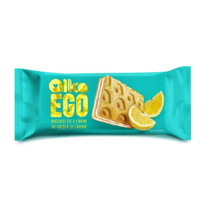 ALKA Ego Biscuiți cu Cremă cu Frisca si Lamaie 135 g