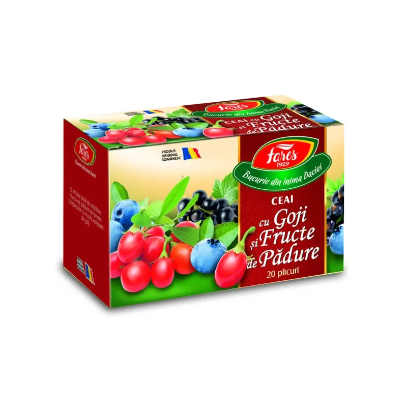 Fares Ceai Goji si Fructe de Padure 40 g