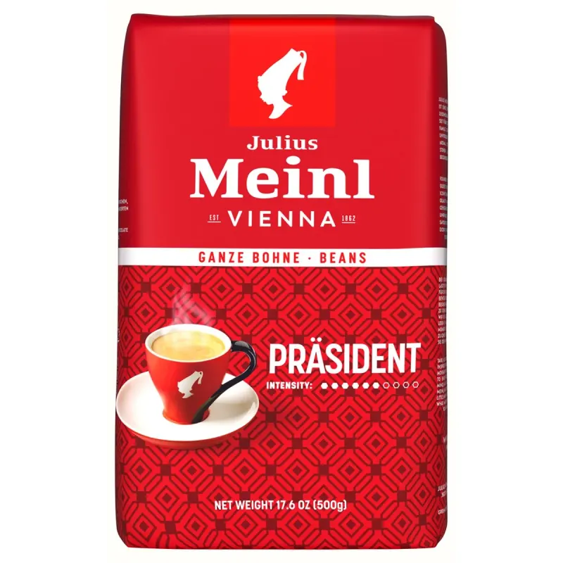 Julius Meinl Prasident Vienna Cafea Boabe 500 g