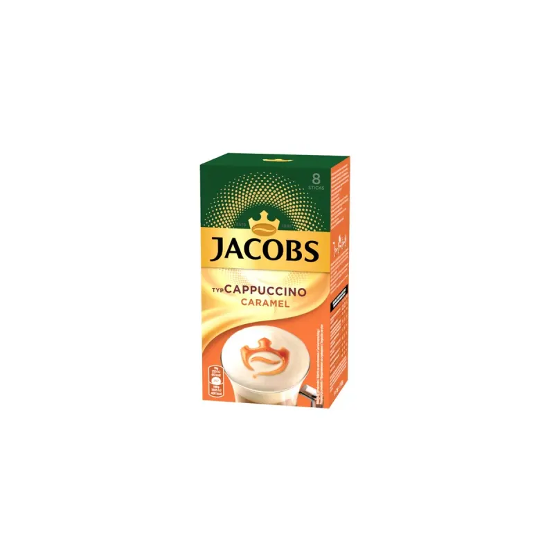 JACOBS Cafea Solubila Cappuccino cu Caramel 8 x 12 g