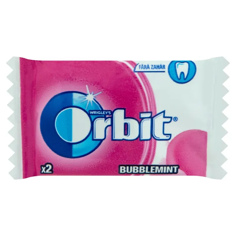 Orbit Guma de Mestecat Bubblemint Cutie 100 x 2,8 g