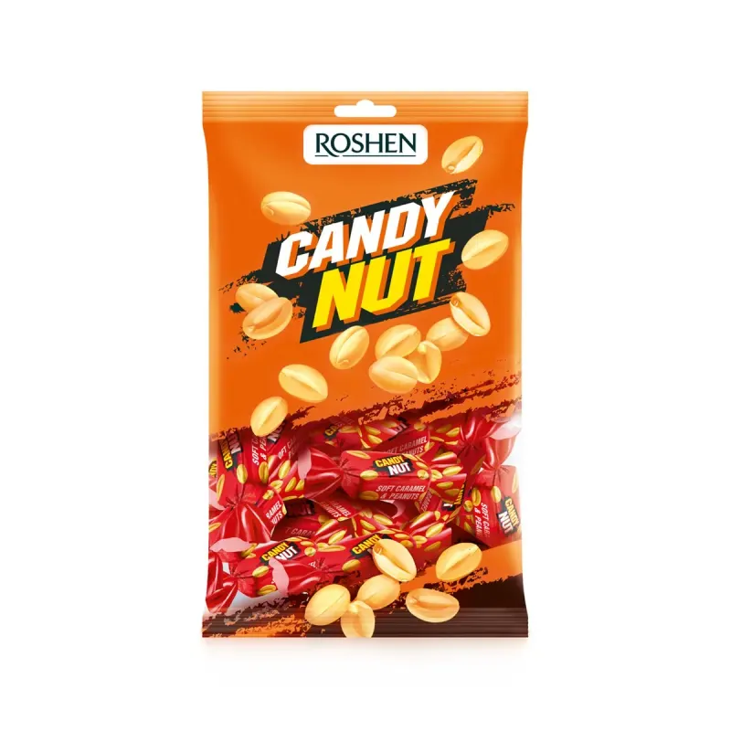 ROSHEN Candy Nut Bomboane cu Caramel si Alune 1 Kg