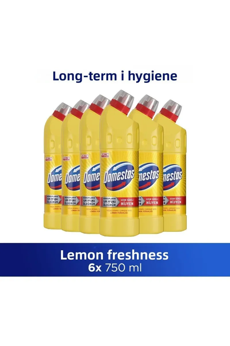 Bleach Lemon Freshness 750 ml 6 Pieces