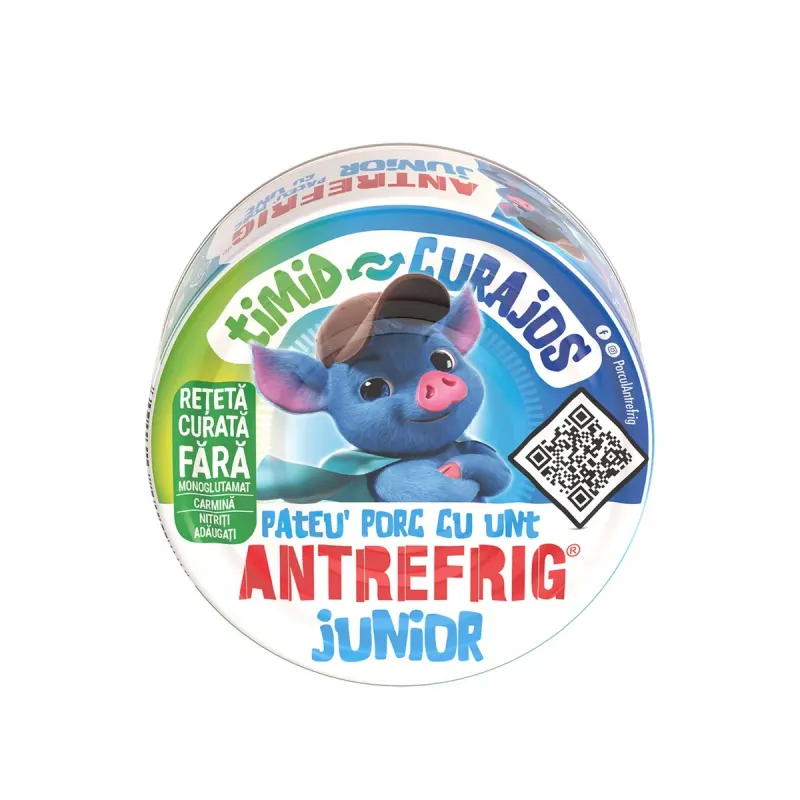ANTREFRIG Junior Pate Porc cu Unt 6 x 100 g