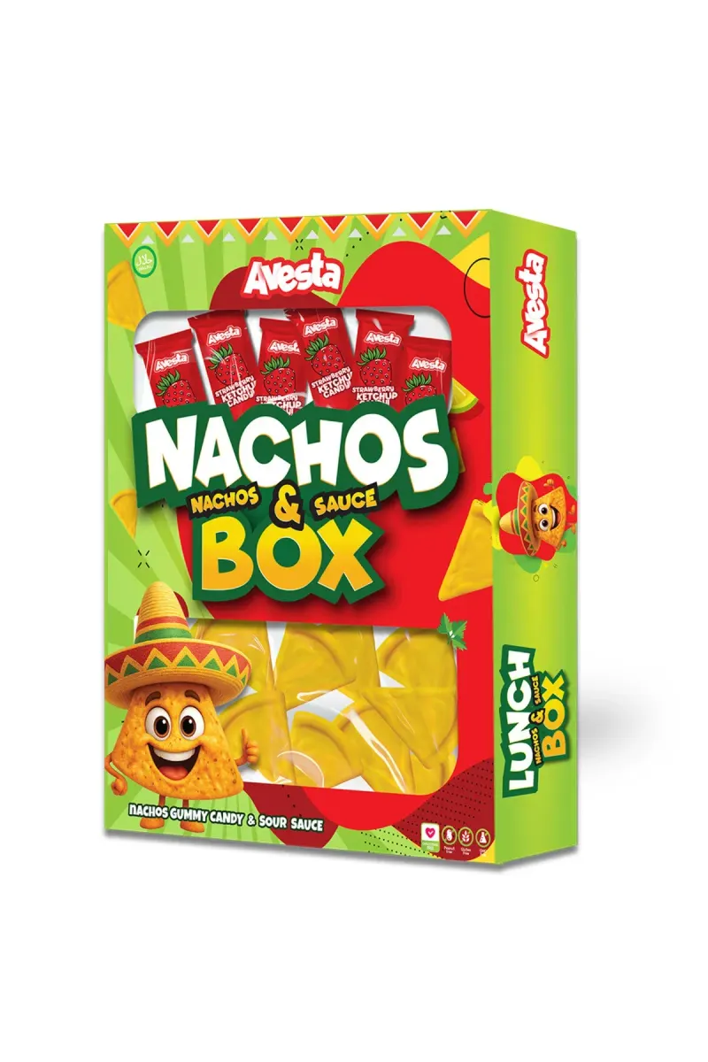 Candy Lunch Box Nachos & Sauce