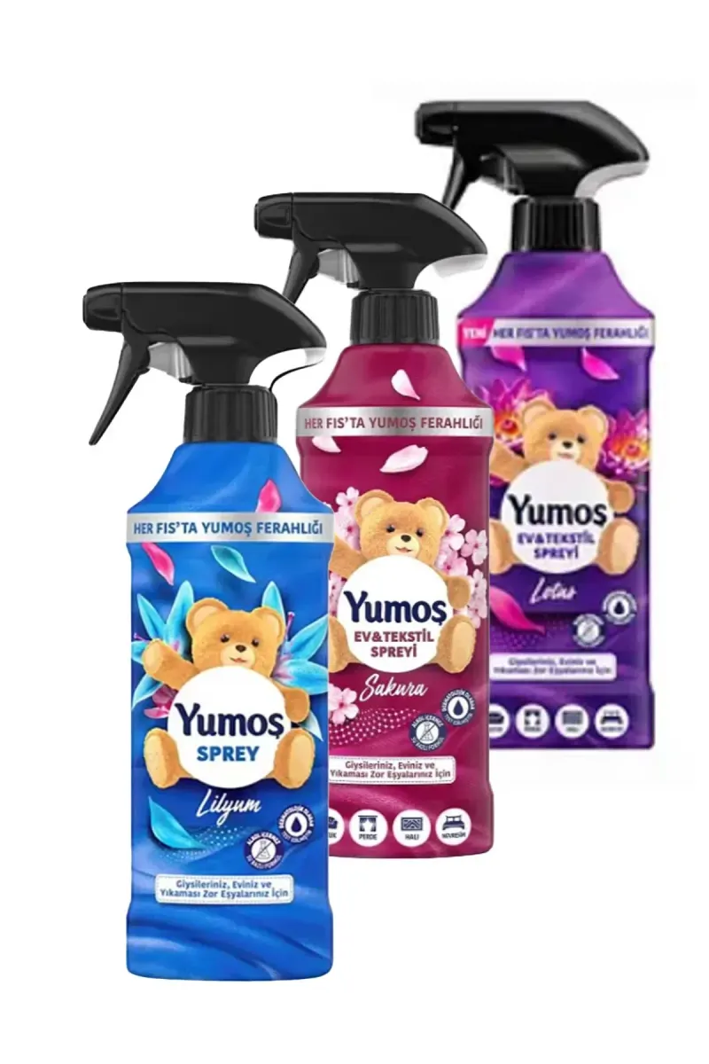 Yumos Lilyum & Sakura & Lotus Home and Textile Spray, 450 ML