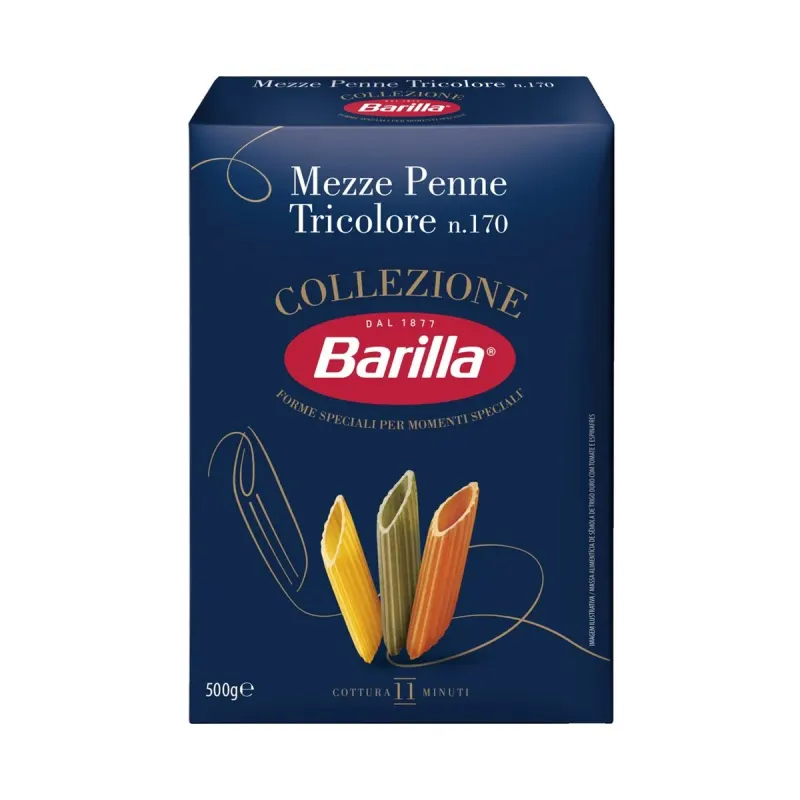 Barilla Mezze Penne Tricolore 500 g
