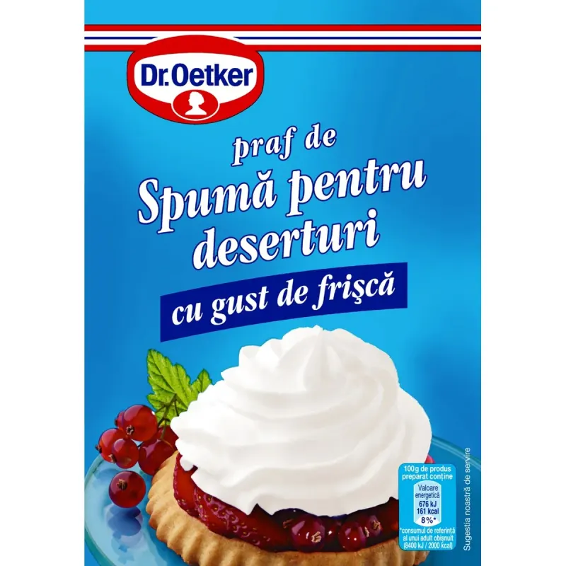 Dr.Oetker Spumă Gust Frișcă 48 g