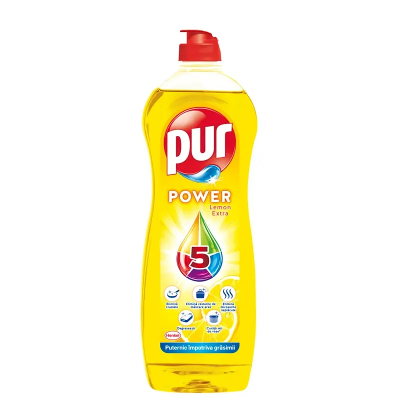 pur Detergent Vase Power Lemon 750 ml