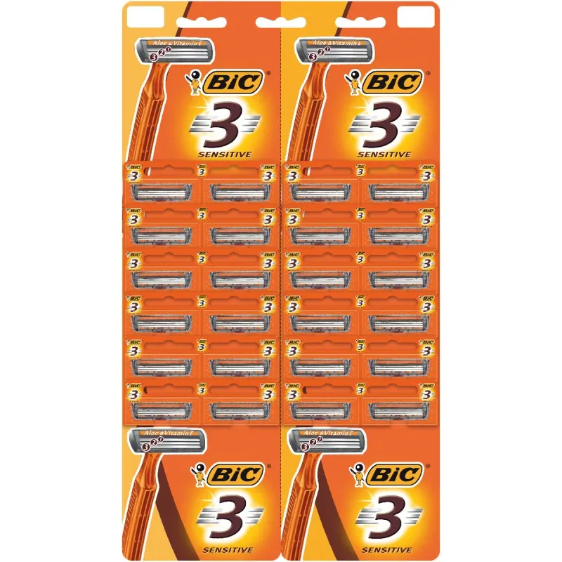 BiC Aparate de Ras 3 Lame Sensitive HC 24 bucati