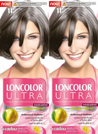 LONCOLOR ULTRA Vopsea de Par Gri Reflex Nr.11 2 x 100 ml