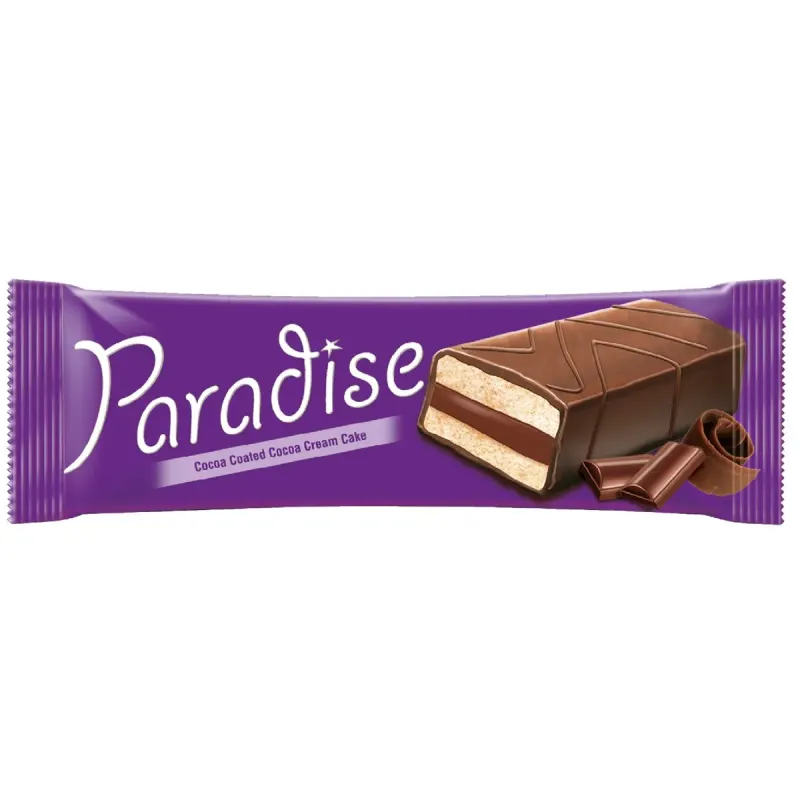 PARADISE Prajitura cu Glazura Cacao 24 x 25 g
