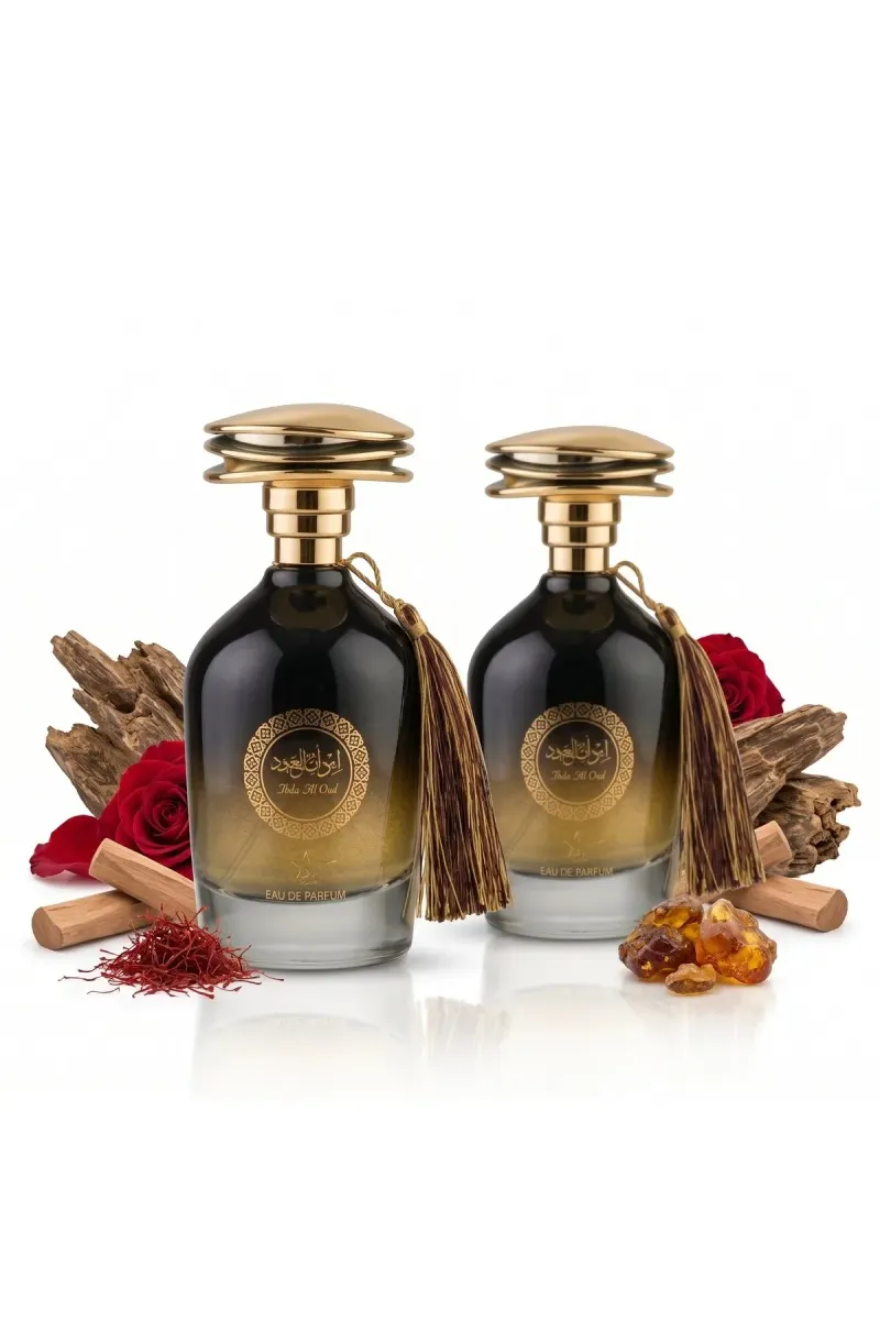 Set of 2 Oriental Perfumes for Men - Ibda Al Oud 100ML - EDP