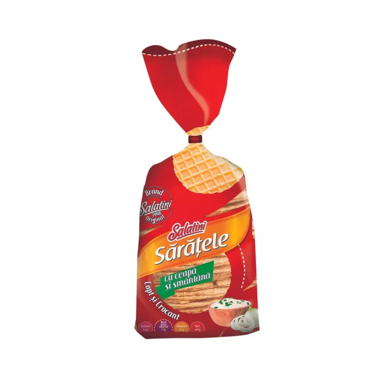 SALATINI Saratele cu Ceapa si Smantana 3 x 110 g