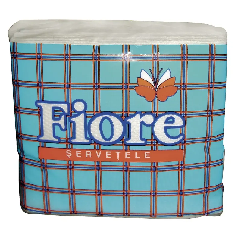 FIORE Servetele Albe 25x25 cm 4 x 100 bucati