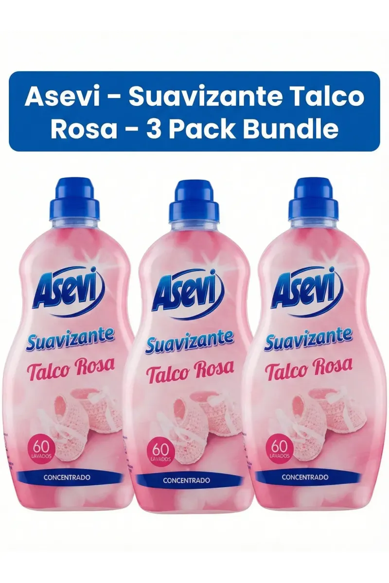 Soft Pink Hypoallergenic Fabric Conditioner, 60 washes, 1.44 L x 3