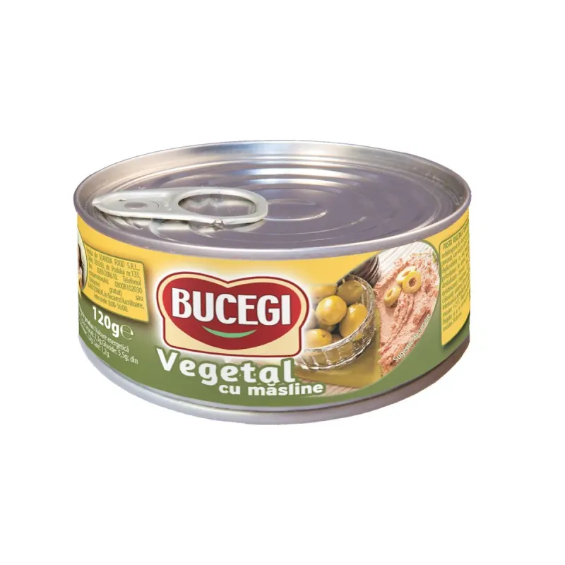 BUCEGI Pasta Vegetala cu Masline 6 x 120 g