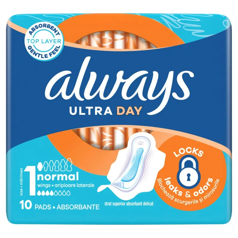 always Ultra Plus Absorbante 10 bucati