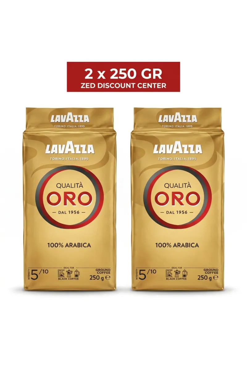 Qualità Oro 100% Arabica Ground Coffee 250g x2 pack (Medium Roast)