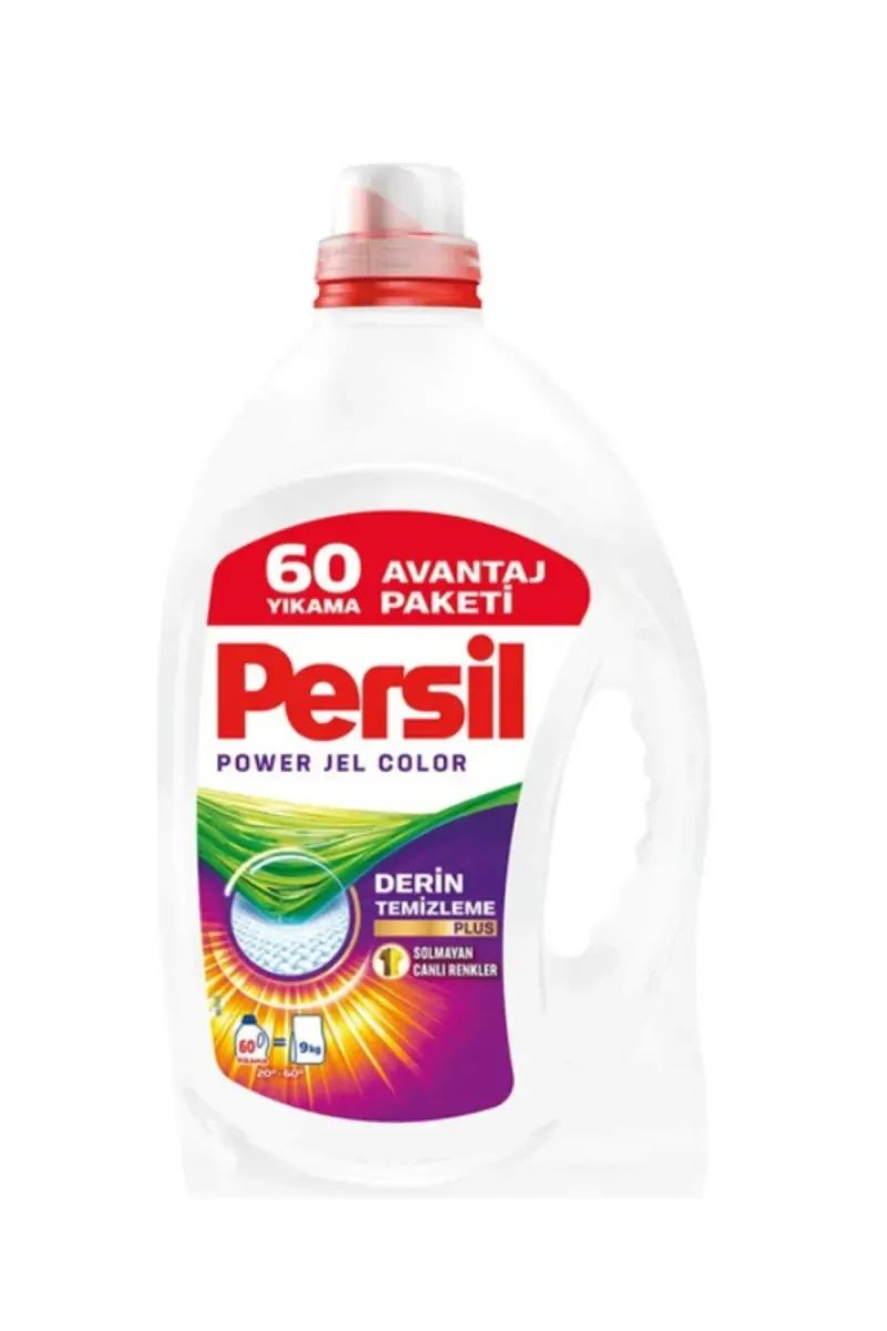 Power Gel Color Liquid Laundry Detergent, 3.96L, 60 Washes