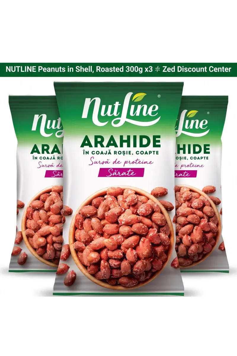 Peanuts in Shell, Roasted 300g x3