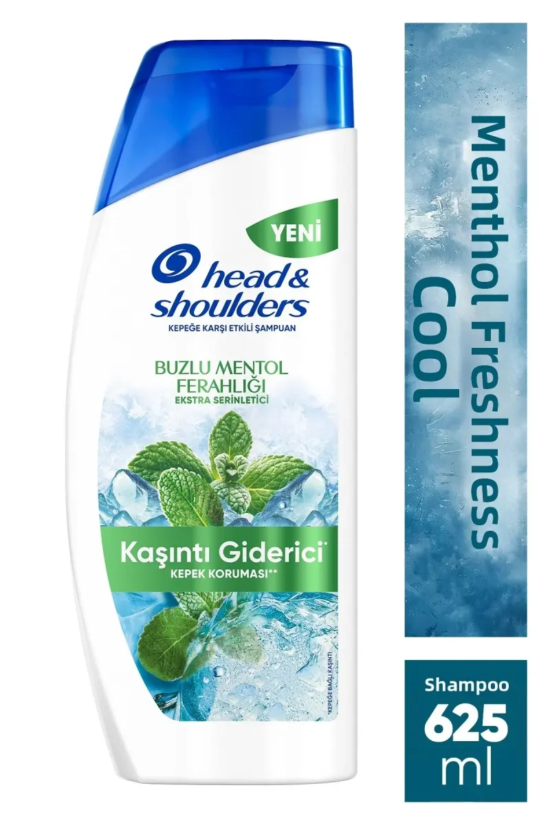 Buzlu Mentol Ferahlığı Kaşıntı Giderici ve Serinlik Hissi Şampuan 625 ml