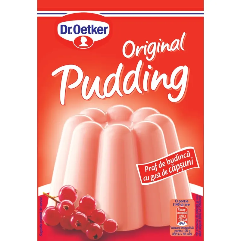 Dr.Oetker Budincă Căpșuni 40 g
