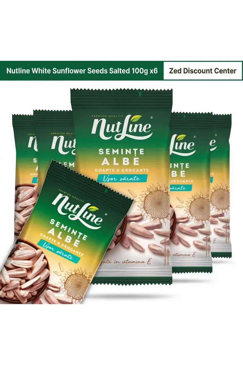 White Sunflower Seeds Salted 100g x6