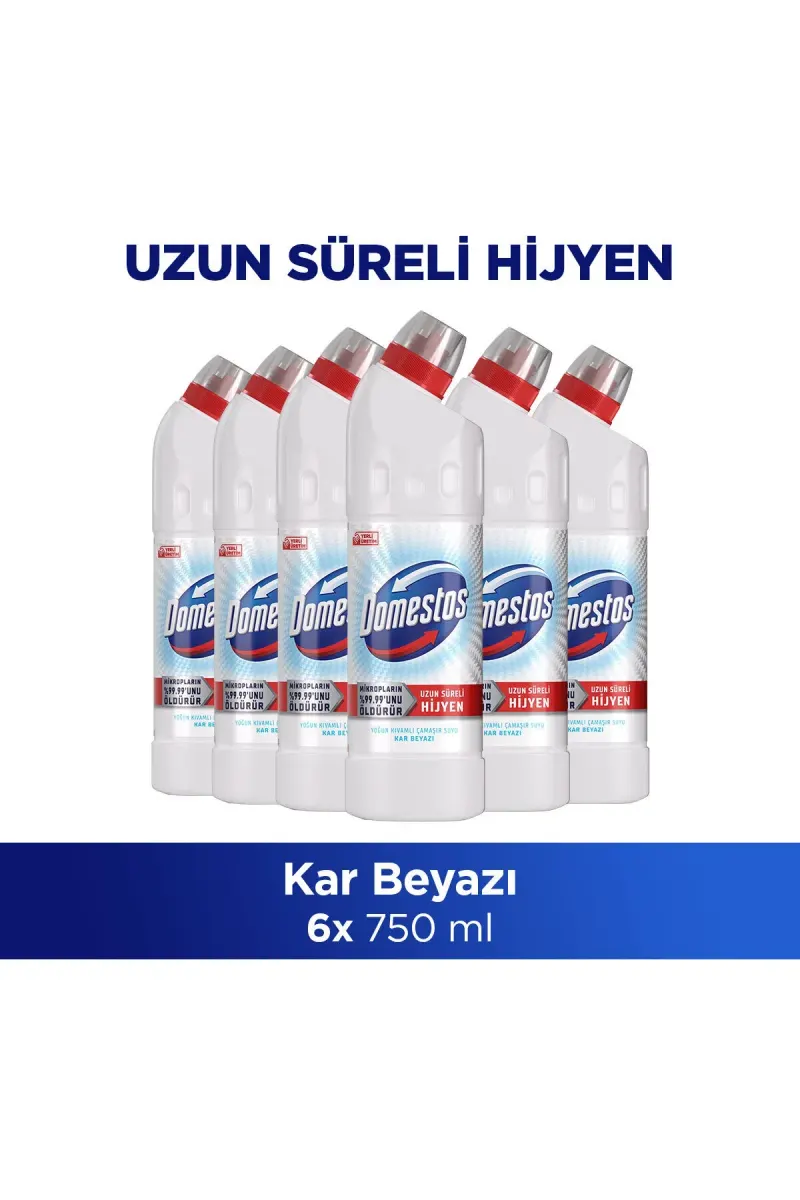 Intense Consistency Bleach Snow White Maximum Hygiene 750 ml 6 Pieces