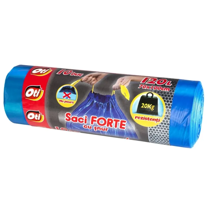 Oti Saci Menajeri Forte cu Snur 120 L 70 x 100 cm 10 bucati