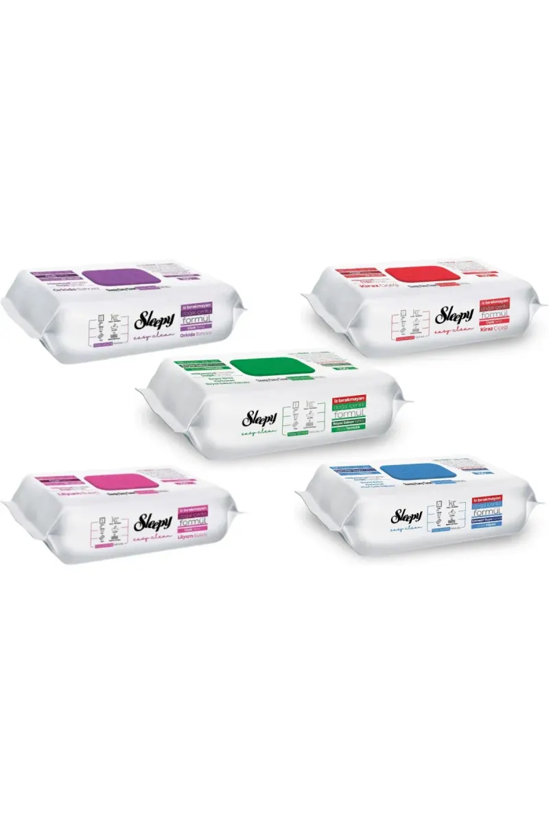 PACK - Easy Clean Multi-Surface Wet Wipes, 5 x 1 packs,500 pcs.