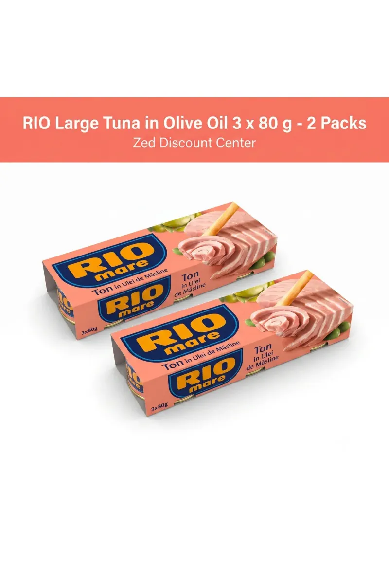 Large Tuna in Olive Oil 3 x 80 g - 2 Packs