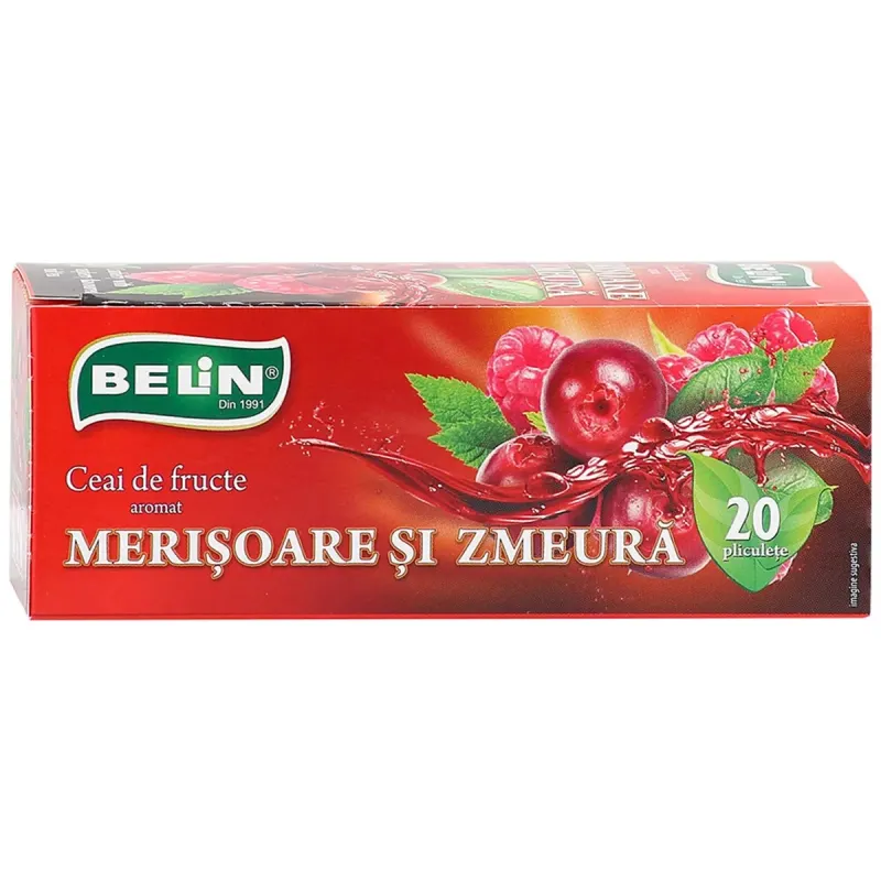 BELIN Ceai Merisoare si Zmeura 40 g