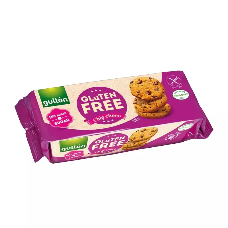 gullon Biscuiti fara Zahar Chips Ciocolata 125 g