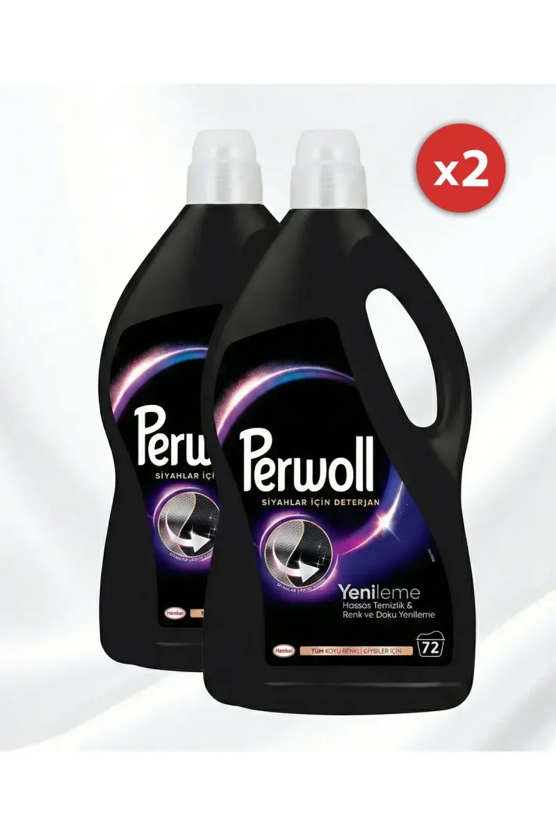 Liquid Detergent for Black Clothes - 72 Washes - 2 x 3.96 L
