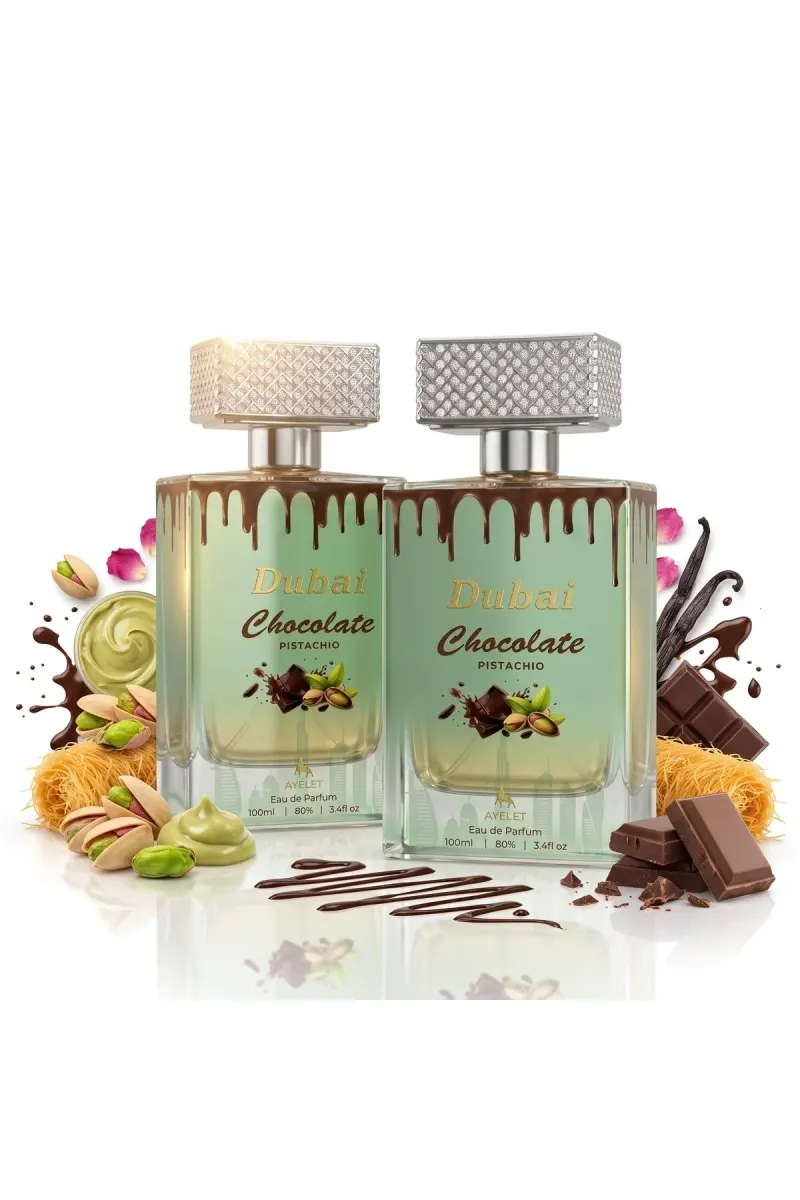 Set of 2 Oriental Perfumes for Women - Dubai Chocolate Pistachio 100ML - EDP