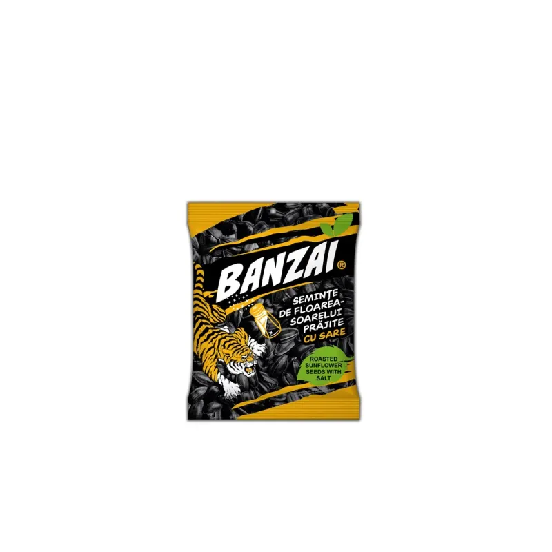 BANZAI Seminte de Floarea Soarelui Prajite cu Sare 20 x 40 g