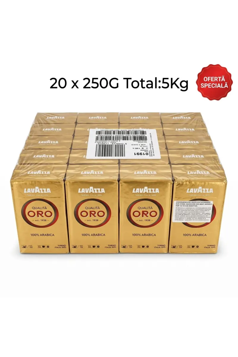 Qualità Oro Ground Coffee, 100% Arabica, 20x250g (5kg)