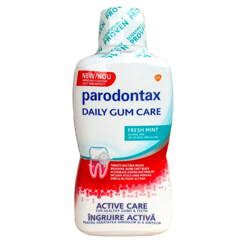 parodontax Apa Gura Menta 500 ml