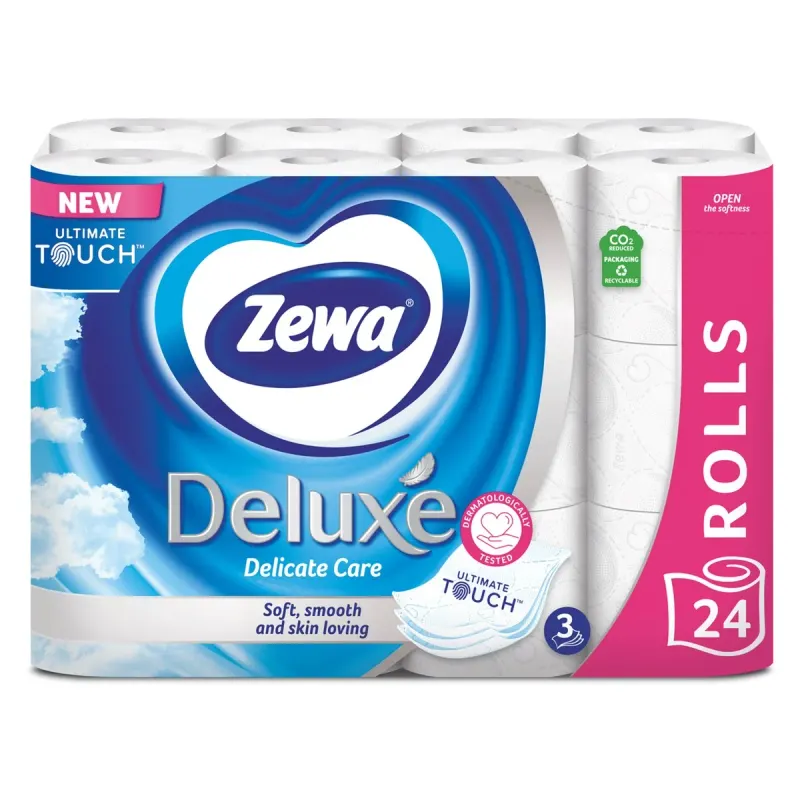 Zewa Deluxe Delicate Care Hartie Igienica 3 Straturi 24 bucati