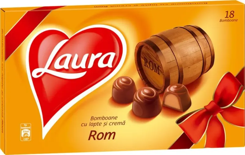 LAURA Bomboane cu Rom 138 g