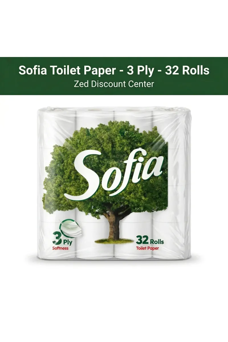 Toilet Paper 3 Ply 32 Rolls