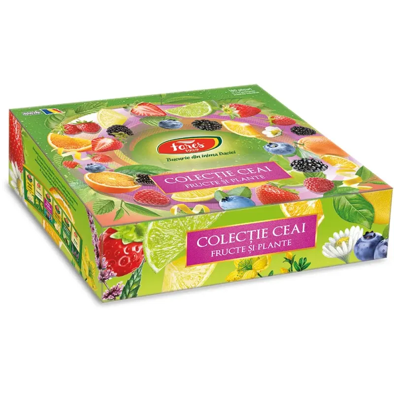 Fares Colectie Ceai Fructe si Plante 180 Plicuri 225 g