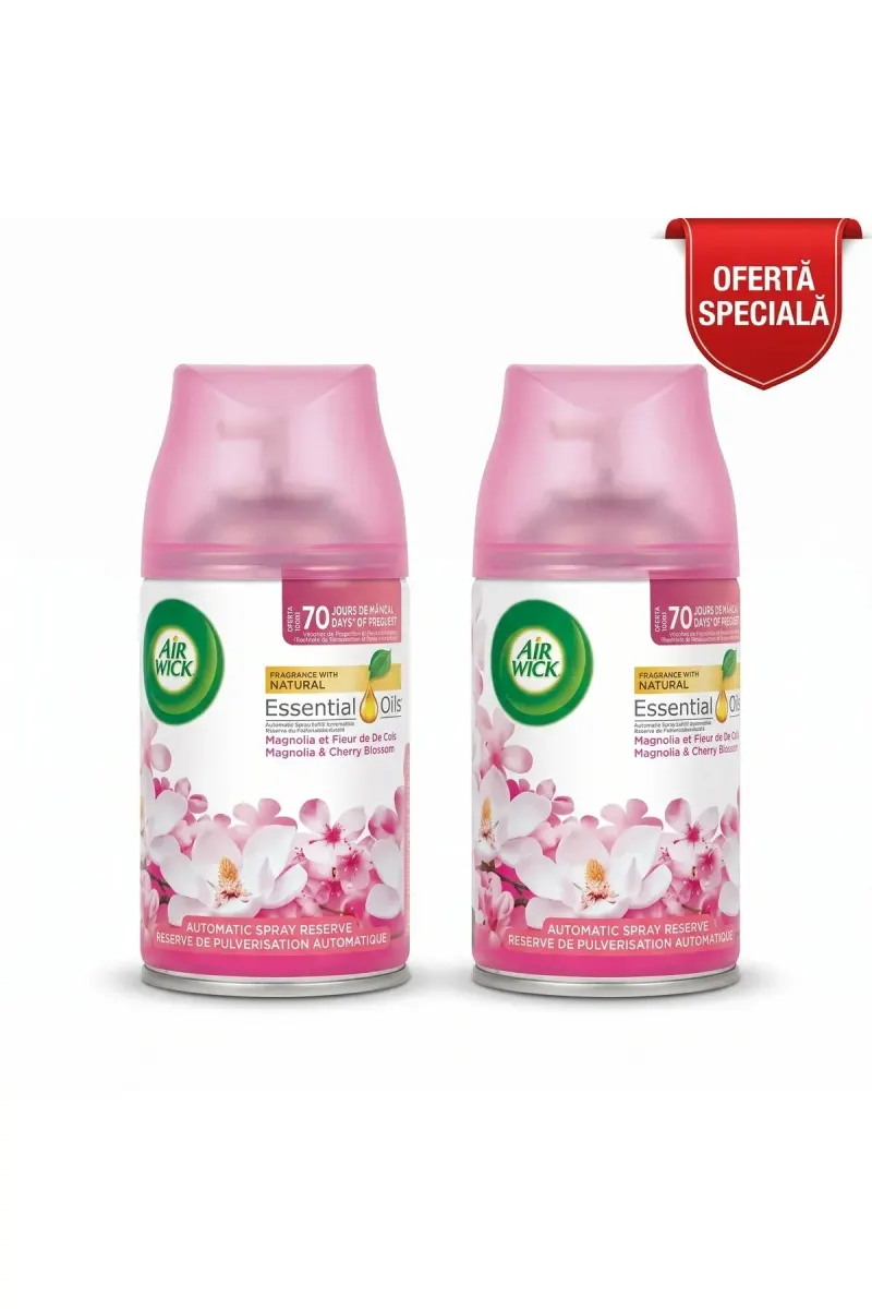 Auto Spray Refill 2-Pack, Magnolia & Cherry Blossom - Special Offer!
