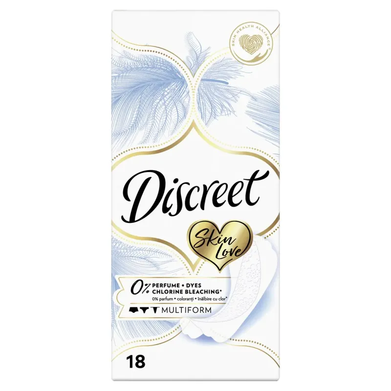 Discreet Skin Love Absorbante Zilnice 18 bucati