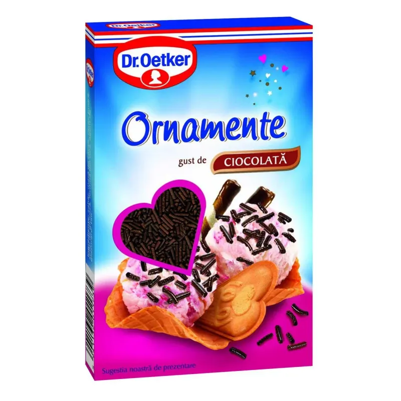 Dr.Oetker Ornamente de Ciocolata 80 g