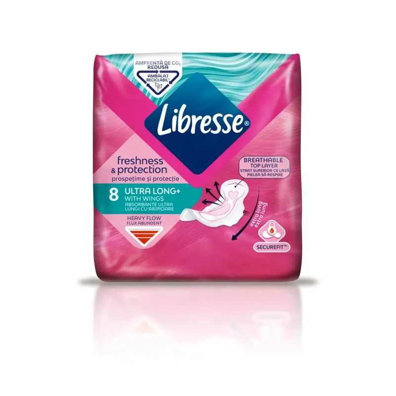 Libresse Freshness & Protection Ultra Long Absorbante 8 bucati
