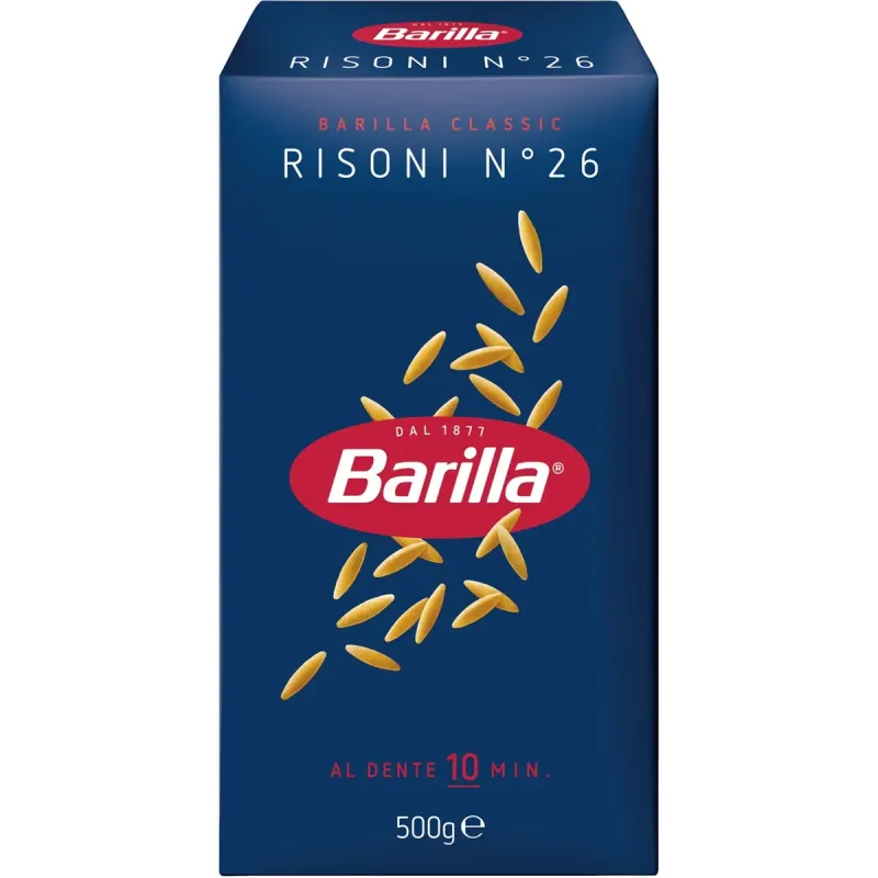 Barilla Risoni Paste Numarul 26 500 g