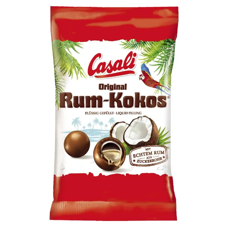 Casali Bomboane de Ciocolata Umplute cu Rom si Cocos 100 g